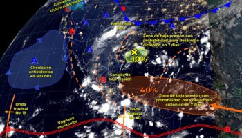 Llega a México el primer frente frió del año; continúan lluvias en estos estados