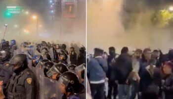 'Nos recibieron con granaderos y gas lacrimógeno en Xicoténcatl': Estudiante de derecho | Video