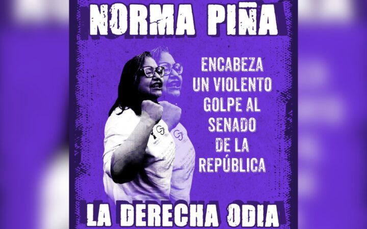 Norma Piña y oposición son responsables del 'violento golpe' al Senado: Morena Norma Piña y oposición son responsables del 'violento golpe' al Senado: Morena