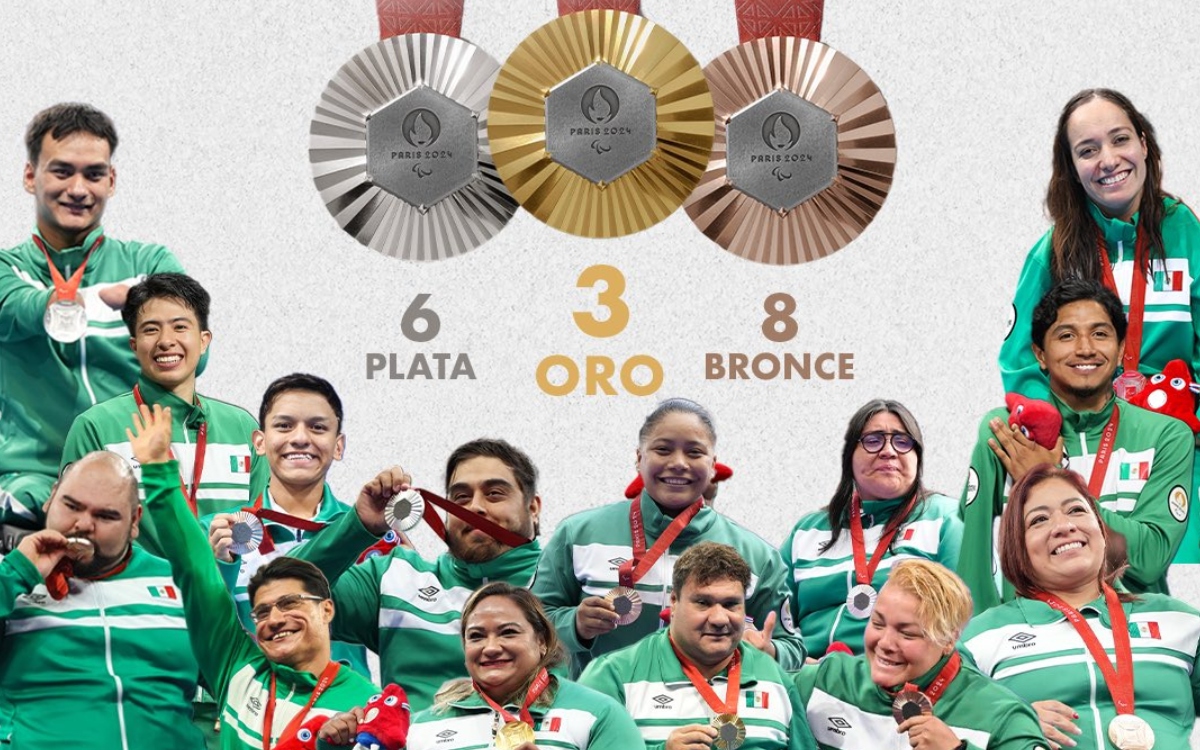 México finaliza en el lugar 30 del medallero general en los XVII Juegos Paralímpicos París 2024 México finaliza en el lugar 30 del medallero general en los XVII Juegos Paralímpicos París 2024