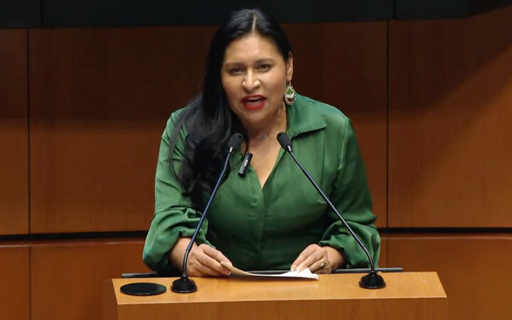 Senadora entona canción de Fito Páez durante debate de la reforma a la Guardia Nacional | Video Senadora entona canción de Fito Páez durante debate de la reforma a la Guardia Nacional | Video