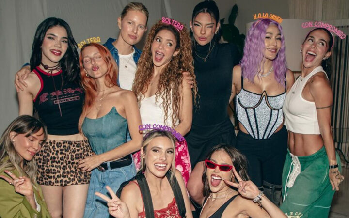 Belinda, Danna y Kenia Os, entre las invitadas a la fiesta de 'Soltera' de Shakira