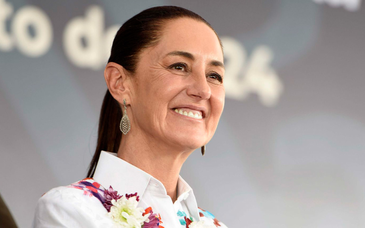 This is Claudia Sheinbaum, the first president of Mexico.