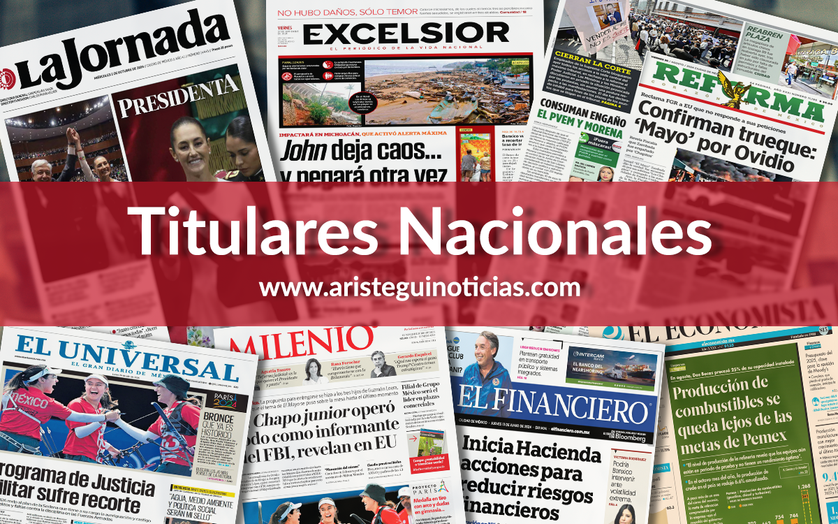 Chapitos y Mayiza libran su guerra con armas de EU; México ‘ni colonia ni protectorado’; y más | Titulares nacionales 06/02/2025