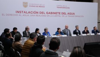 Instalan un 'gabinete del agua' en CDMX para evitar crisis hídrica