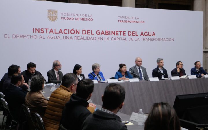 Instalan un 'gabinete del agua' en CDMX para evitar crisis hídrica