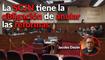 Le queda un mes a la SCJN para 'echar atrás' la reforma judicial: Jacobo Dayán