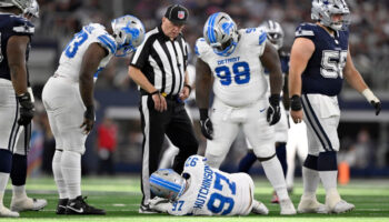 NFL: Así fue la grave fractura de Aidan Hutchinson, defensivo de Lions | Video