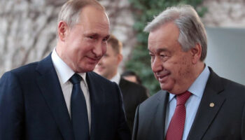 Arremete Ucrania contra António Guterres por reunirse con Vladimir Putin