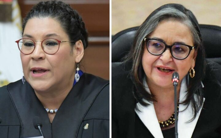 Chocan Lenia Batres y Norma Piña por reforma judicial Chocan Lenia Batres y Norma Piña por reforma judicial