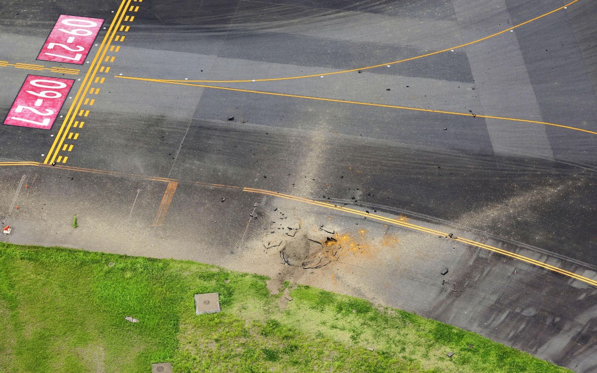 World War II bomb explodes at Japanese airport