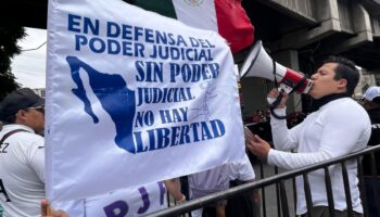 Trabajadores judiciales denuncian ‘represión’ policial en protesta frente a evento F1 | Video