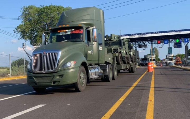 'Ocelotl', los vehículos de guerra con que Sedena patrulla en Sinaloa