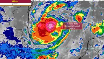 La tormenta Milton se intensifica; ¿dónde se localiza actualmente?