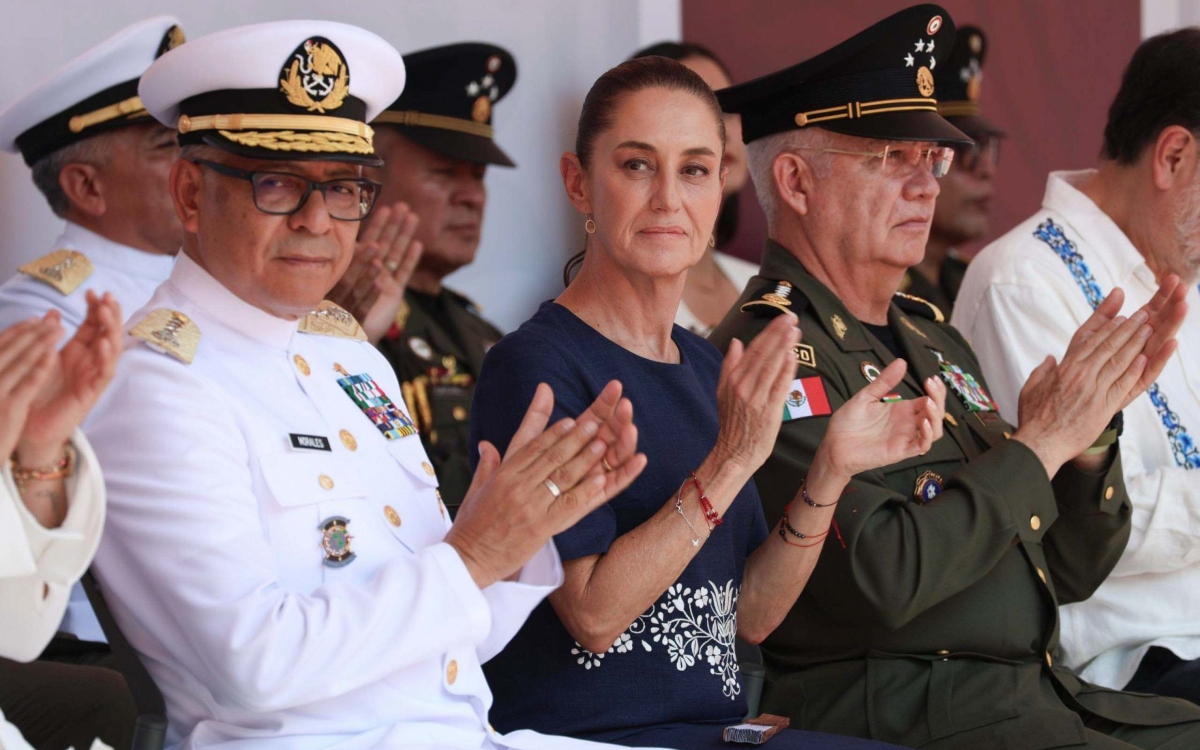 Claudia Sheinbaum enalteció ‘conocimientos y creatividad’ de las Fuerzas Armadas