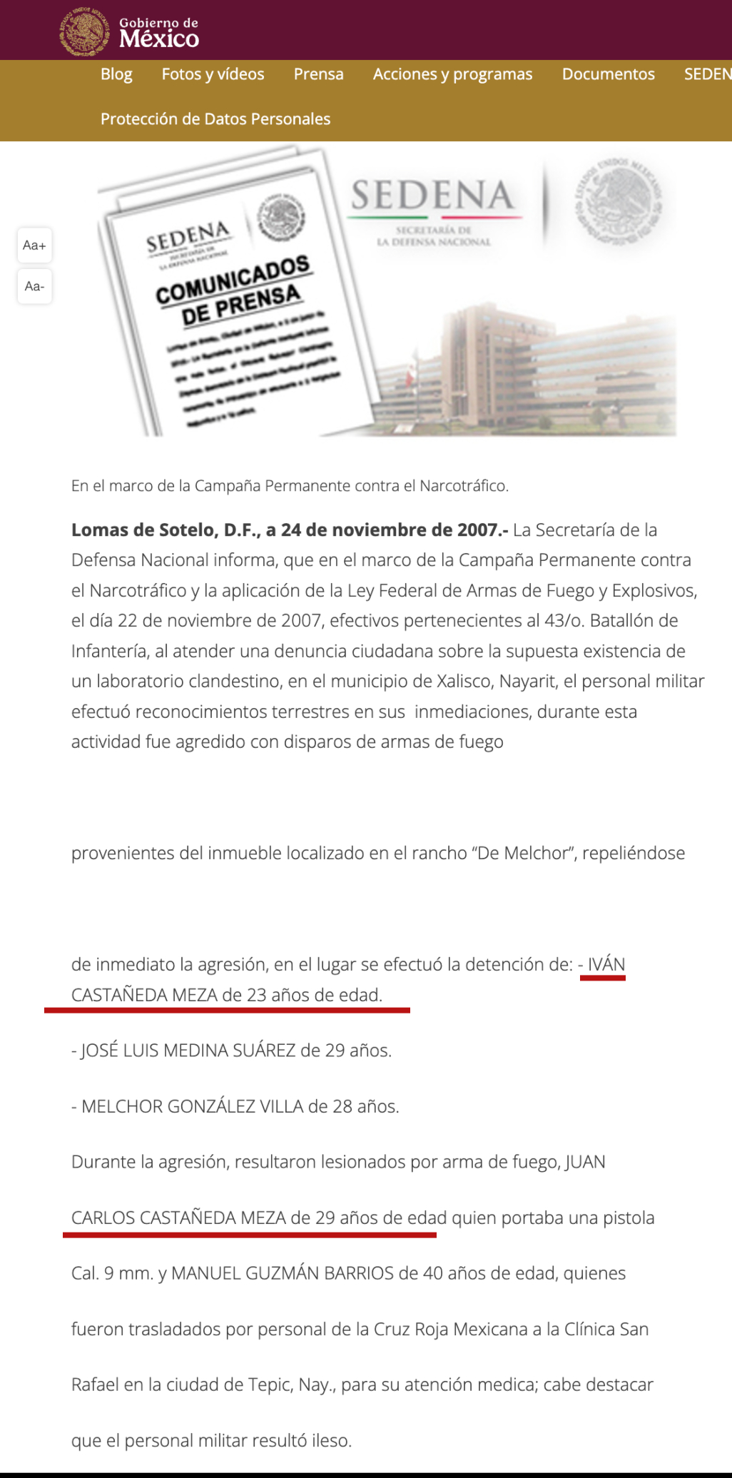 Dos 'Hermanos Bonques' del CJNG fueron liberados en 2007 tras ser detenidos por militares | Aristegui Noticias