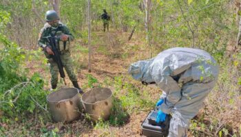 Ejército desmantela laboratorio de droga en Ensenada, Baja California