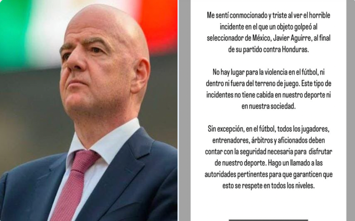 Lamenta Gianni Infantino la agresión al Vasco en San Pedro Sula | Video