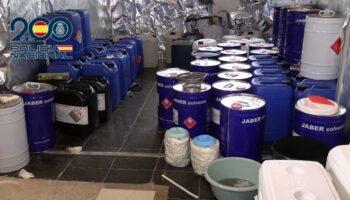 Así eran los laboratorios del químico de los 'Chapitos' en España | Imágenes