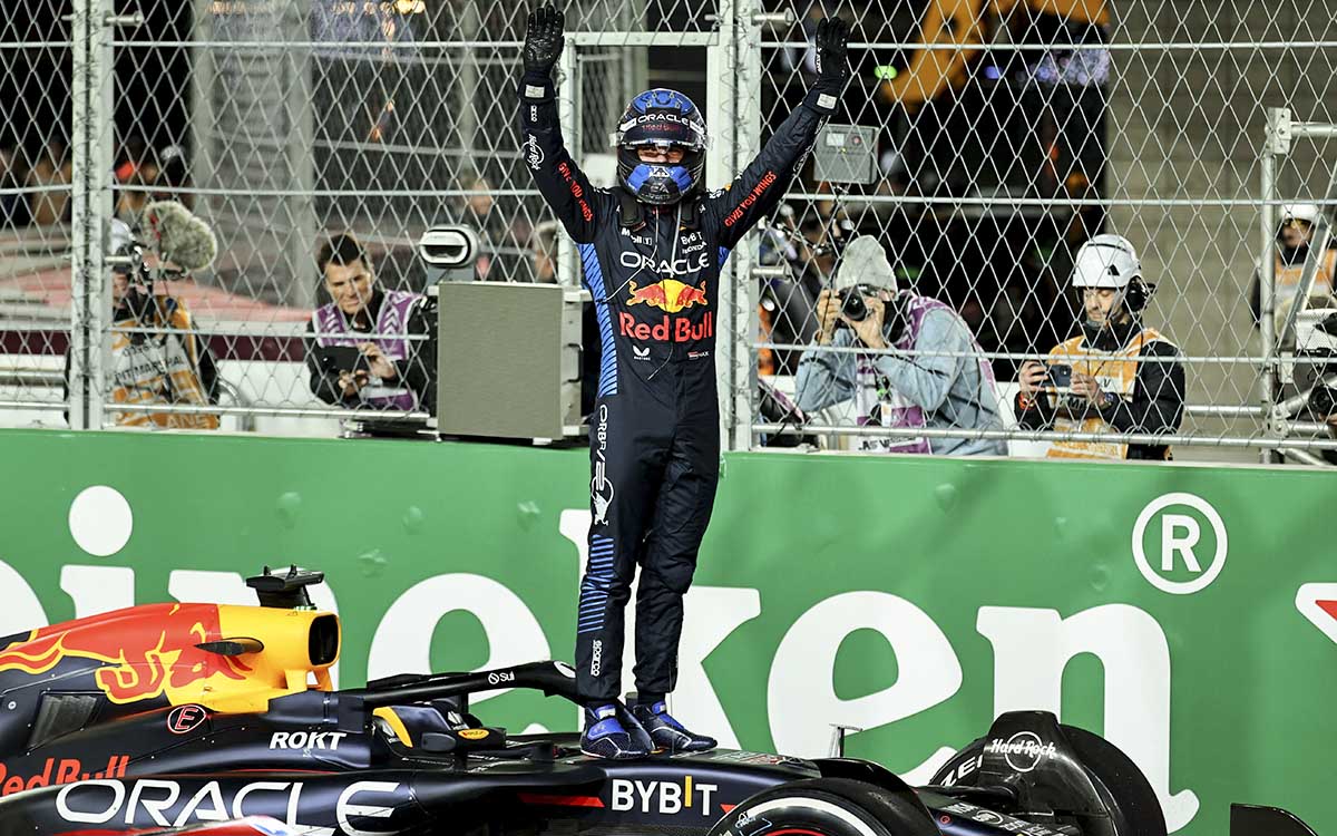 Verstappen se proclama tetracampeón del mundo en Las Vegas; Russell gana y ‘Checo’ queda décimo