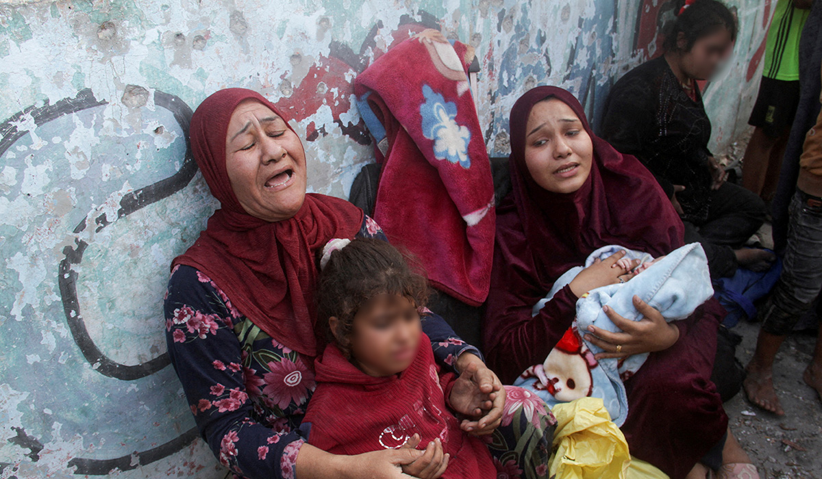 How many children and women have died in Gaza since the war began?