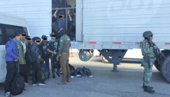 Ejército informa la detención de 257 migrantes