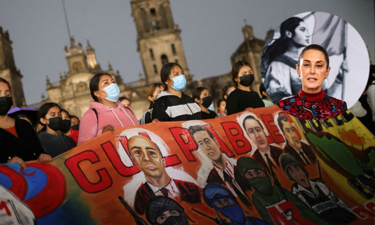 Presidenta Sheinbaum y padres de los 43 de Ayotzinapa se reunirán por primera voz