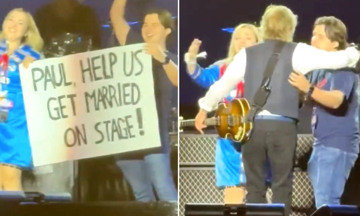 Video | Paul McCartney ayuda a pareja a comprometerse durante su concierto en Monterrey Video | Paul McCartney ayuda a pareja a comprometerse durante su concierto en Monterrey