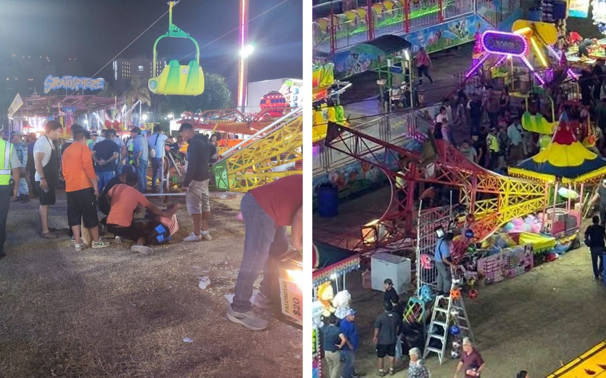 Accidente en feria de Acapulco dejó dos lesionados y pánico entre turistas: Periodista | Video Accidente en feria de Acapulco dejó dos lesionados y pánico entre turistas: Periodista | Video