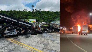 Tragedia en Brasil: 37 muertos y múltiples heridos tras accidente vehicular múltiple | Video