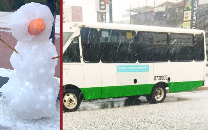 Sorprende granizo en zonas de CDMX Sorprende granizo en zonas de CDMX