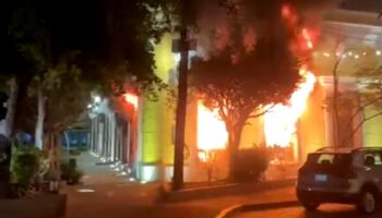 Incendio en el Museo de Arte de Mazatlán por supuesto accidente de fumigación