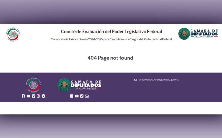 Elección Judicial: Legislativo publica listado fuera de plazo... y lo borra; 'requiere adecuarse', argumenta