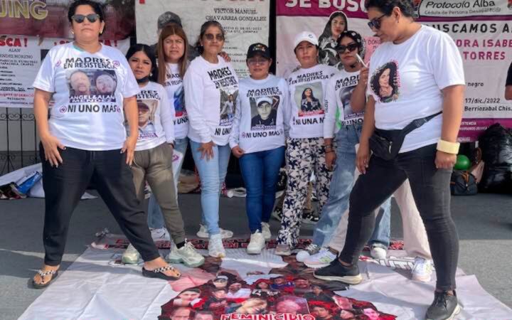 Madres inician huelga de hambre por desapariciones y feminicidios en Chiapas
