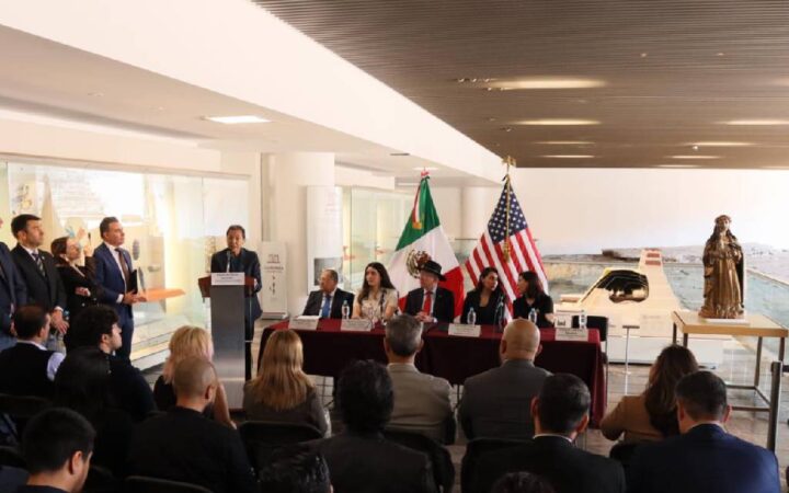 México y Estados Unidos recuperan escultura de Santa Rosa de Lima