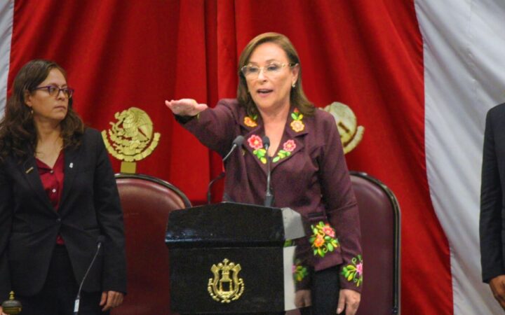 Rocío Nahle rinde protesta como gobernadora de Veracruz Rocío Nahle rinde protesta como gobernadora de Veracruz