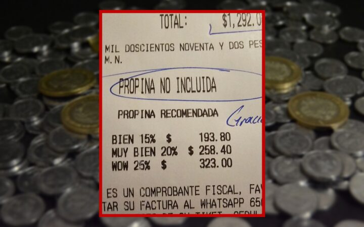 ¿La propina es obligatoria? Profeco aclara