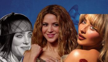 Shakira, Billie Eilish y Sabrina Carpenter actuarán en la gala de los Grammy