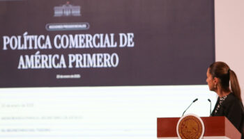 Sheinbaum descarta una guerra comercial con EU tras declaración de Trump en Davos