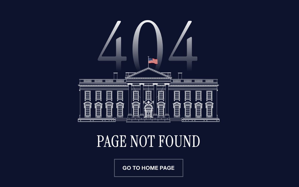 ‘Error 404’: Trump cierra la web y las redes sociales en español de la Casa Blanca