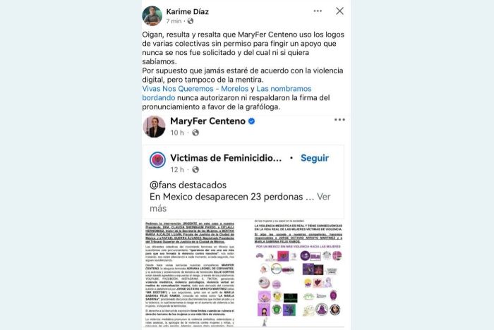 mentira de Marifer Centeno