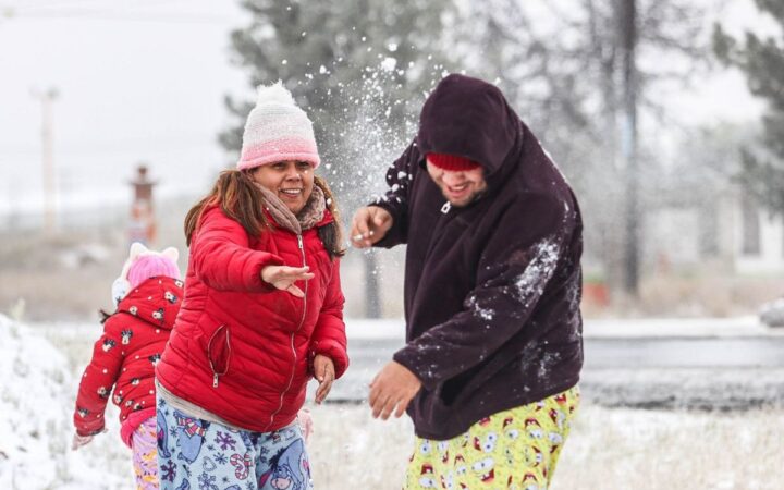 Galería | Nevadas visten de blanco estados del norte debido a la onda gélida