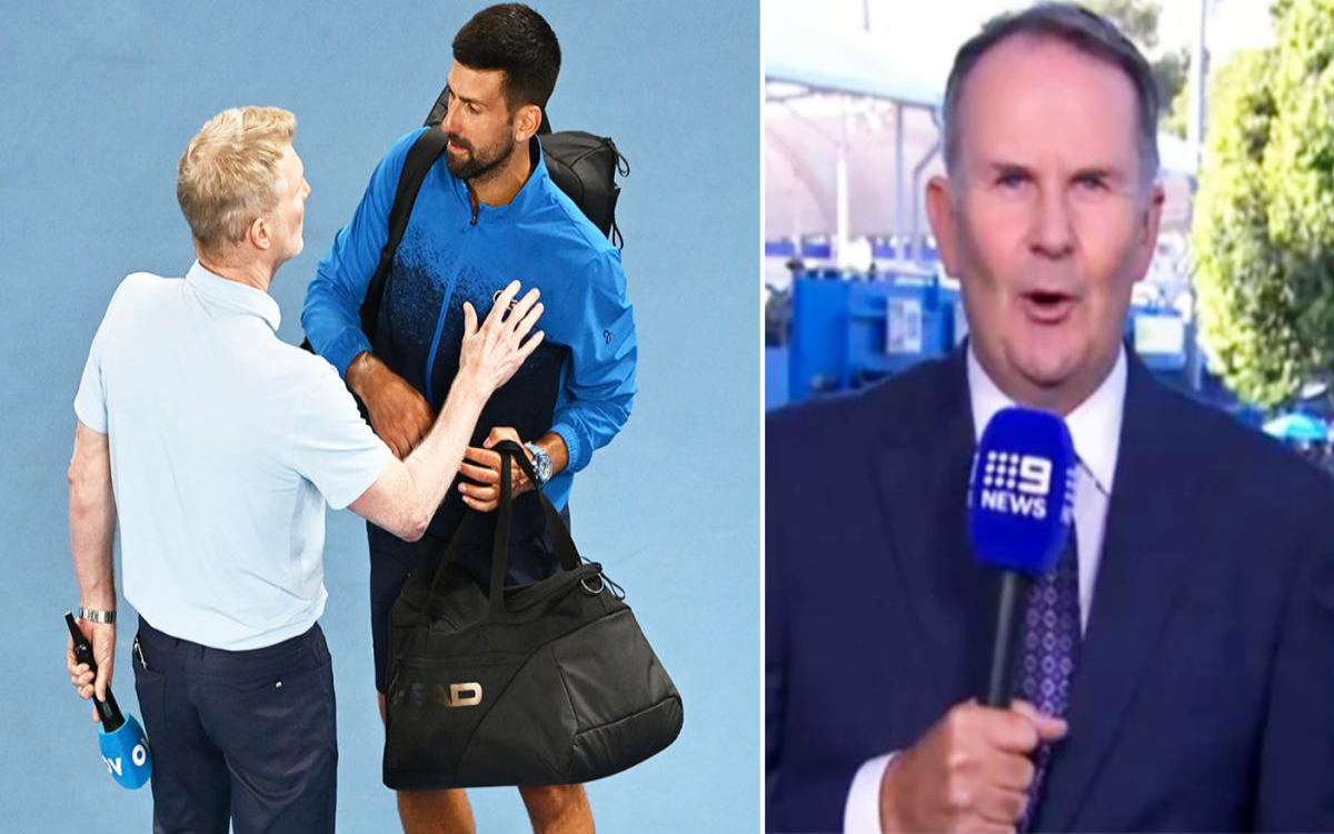 Ofrece presentador australiano disculpas a Djokovic por comentarios ofensivos | Video Ofrece presentador australiano disculpas a Djokovic por comentarios ofensivos | Video