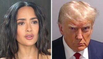 Sale a la luz que Trump invitaba a salir a Salma Hayek; ella lo rechazó