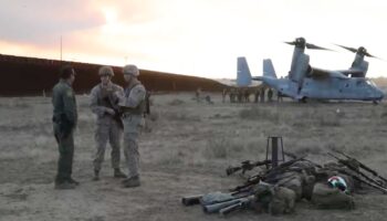 Video | Estados Unidos despliega marines en la frontera con México