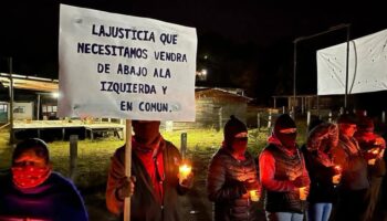 EZLN se manifiesta a 6 años del asesinato de Samir Flores