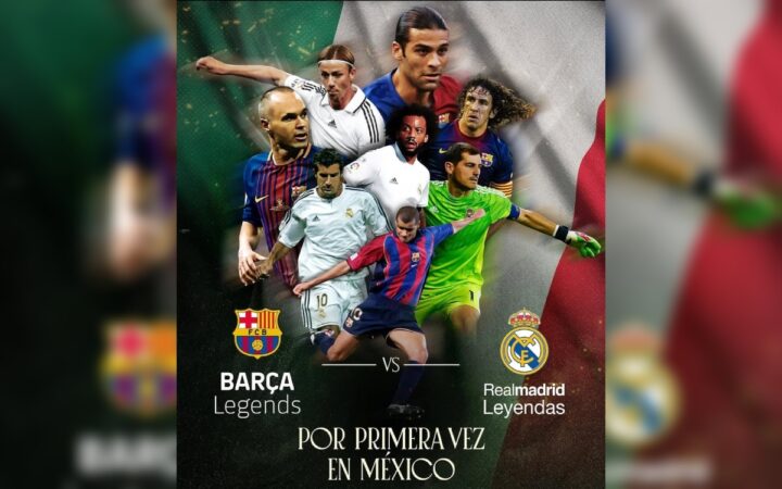 Habrá partido entre leyendas del Real Madrid y del FC Barcelona en México Habrá partido entre leyendas del Real Madrid y del FC Barcelona en México