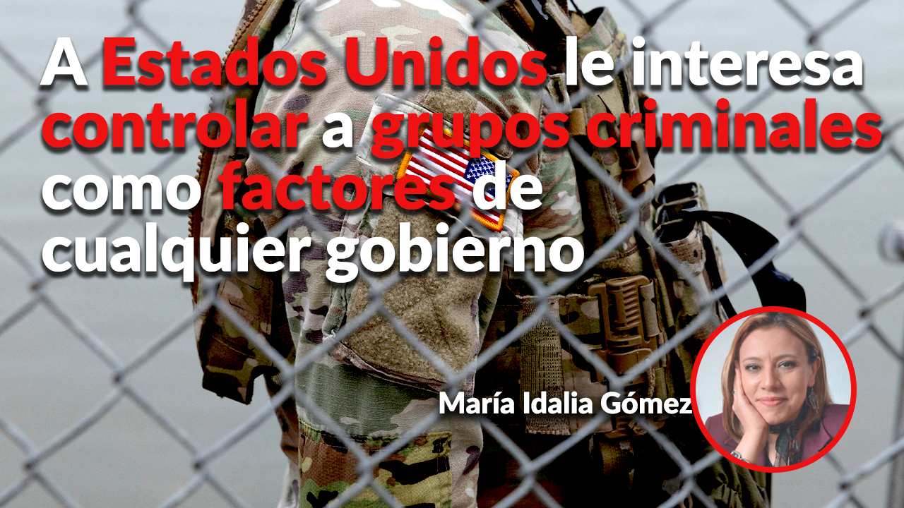 'A Estados Unidos no le importa que los mexicanos nos matemos': María Idalia Gómez 'A Estados Unidos no le importa que los mexicanos nos matemos': María Idalia Gómez