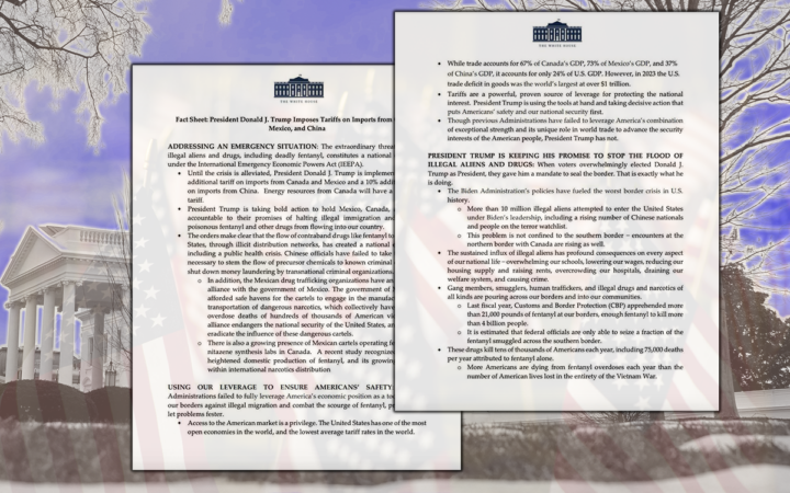 Casa Blanca acusa a Gobierno de México por narco e impone aranceles Casa Blanca acusa a Gobierno de México por narco e impone aranceles
