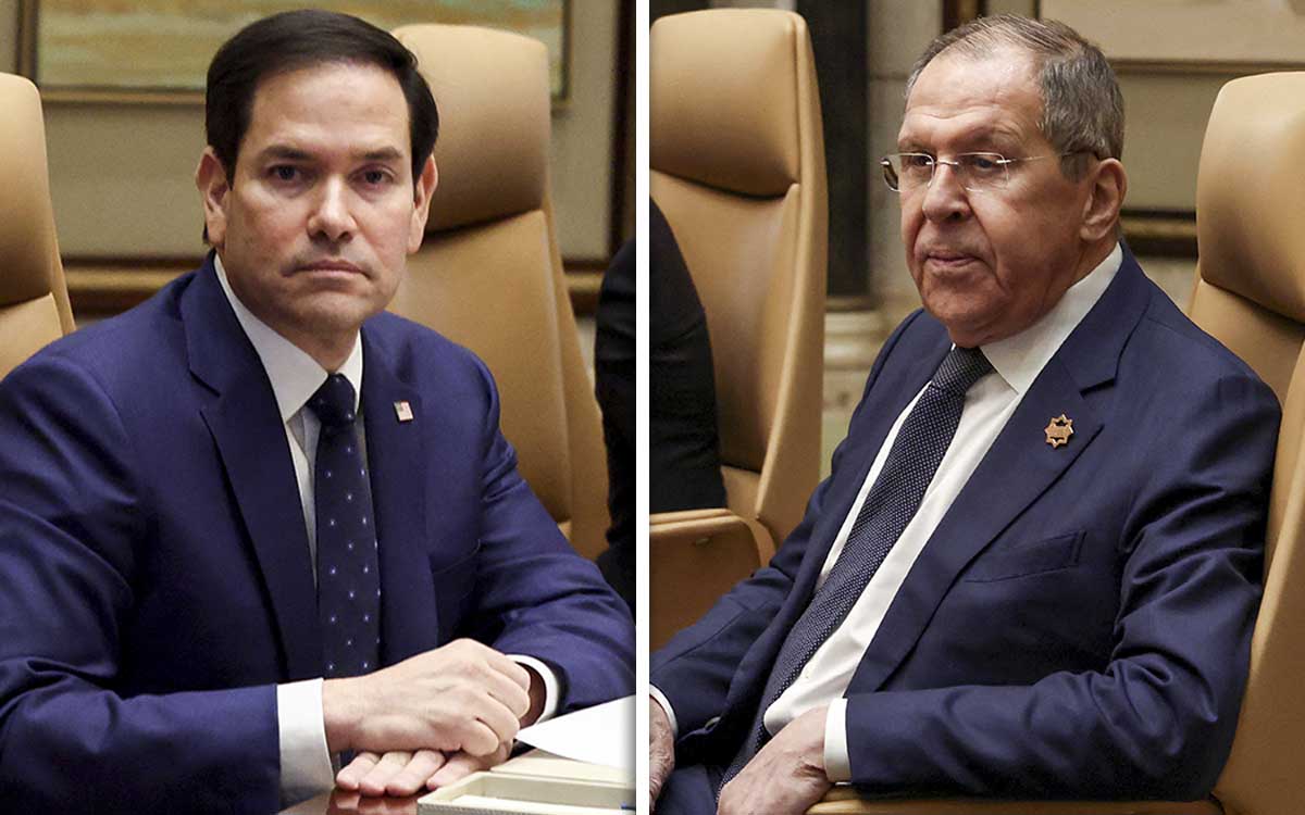 Rubio y Lavrov dialogan en Arabia Saudita sobre el fin de la guerra en Ucrania